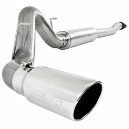 POWERPLAY 2011-2014 Ford F150 3.5L V6 Ecoboost 4 in. Cat Back Exhaust System - T409 Stainless Steel PO3639553